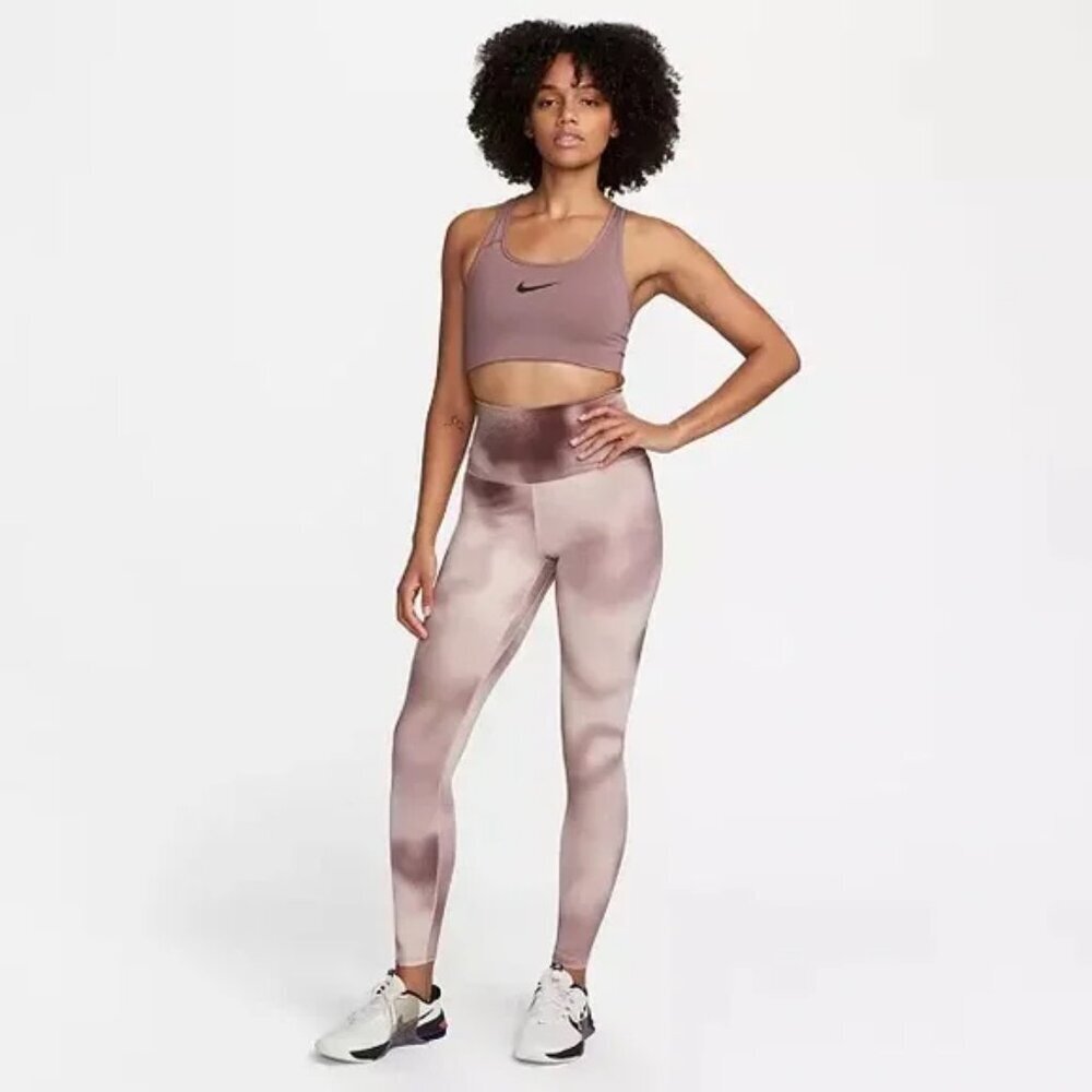 NWT Nike One Tight Fit High Rise Brown Training Leggings